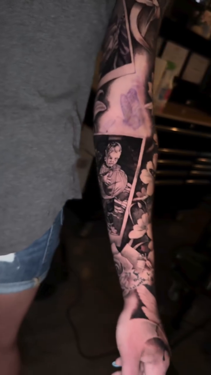 Tattoo by @art.by.saro โ realism, black_and_grey