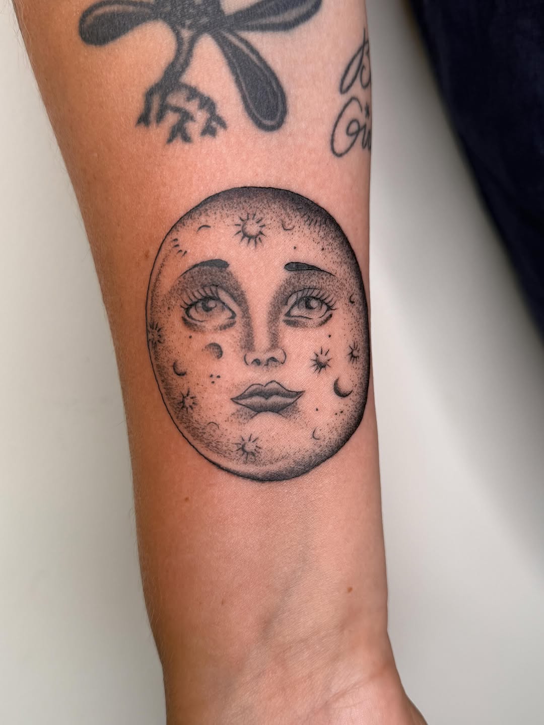 Tattoo by @rinoski.tattoo — illustrative, black_and_grey