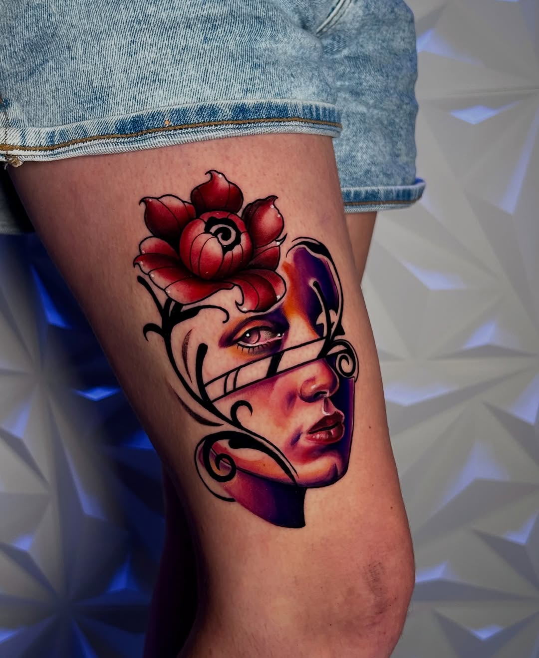 Tattoo by @halefiretattoos — realism