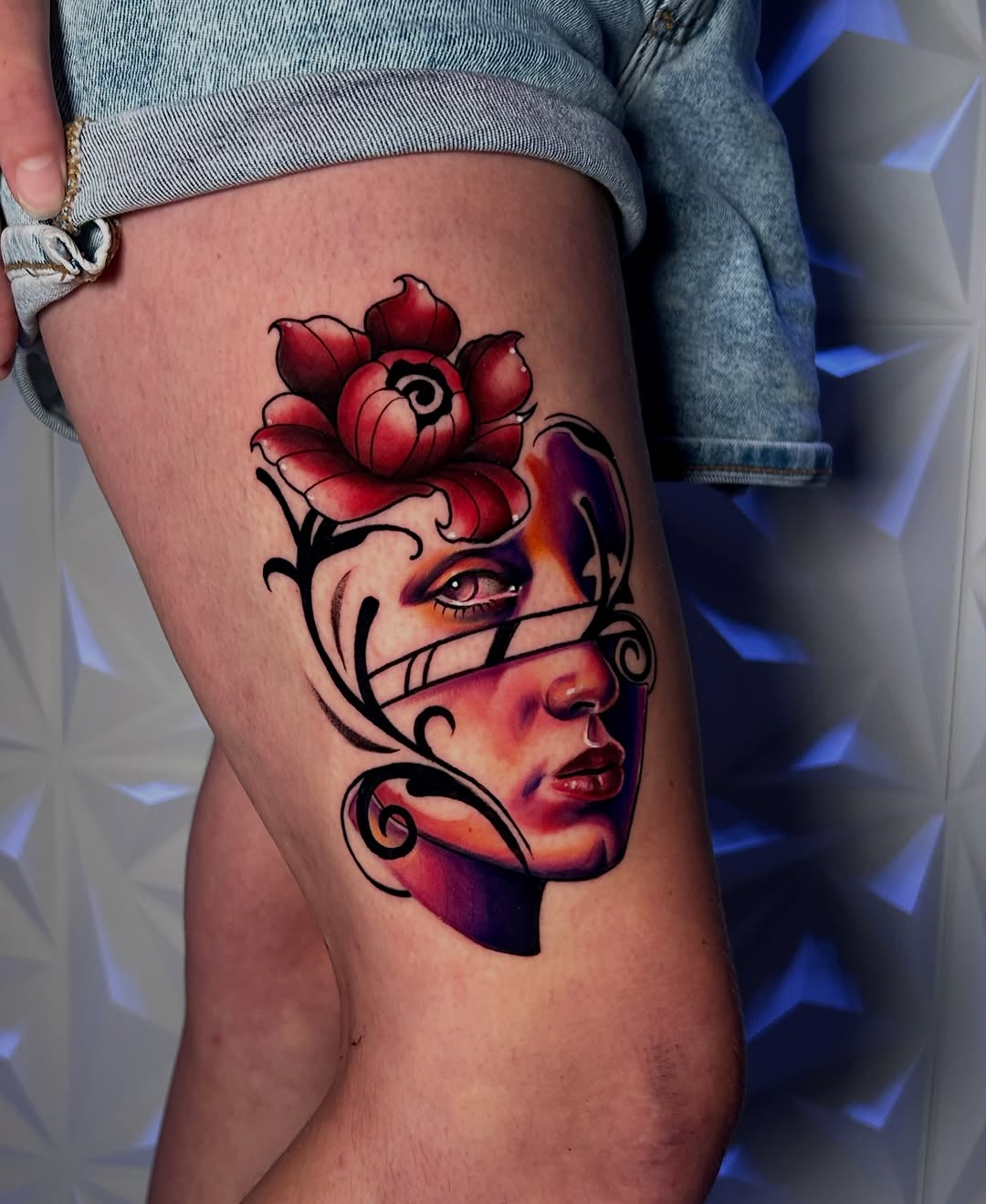Tattoo by @halefiretattoos — realism