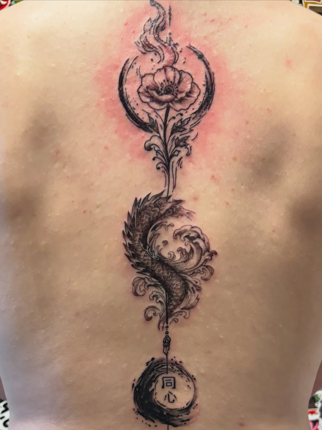 Tattoo by @jeffzuptich — illustrative, black_and_grey