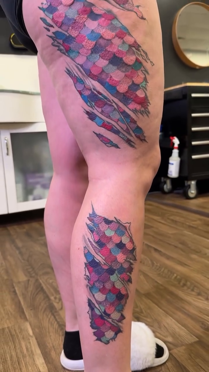 Tattoo by @pxinkpmutattoos โ watercolor