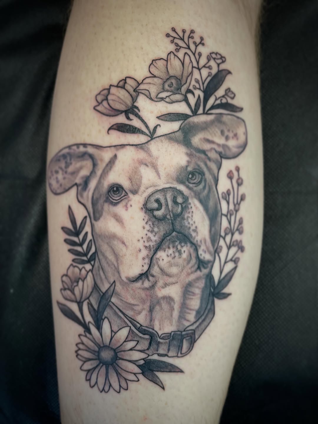 Tattoo by @wizardspits — realism, black_and_grey