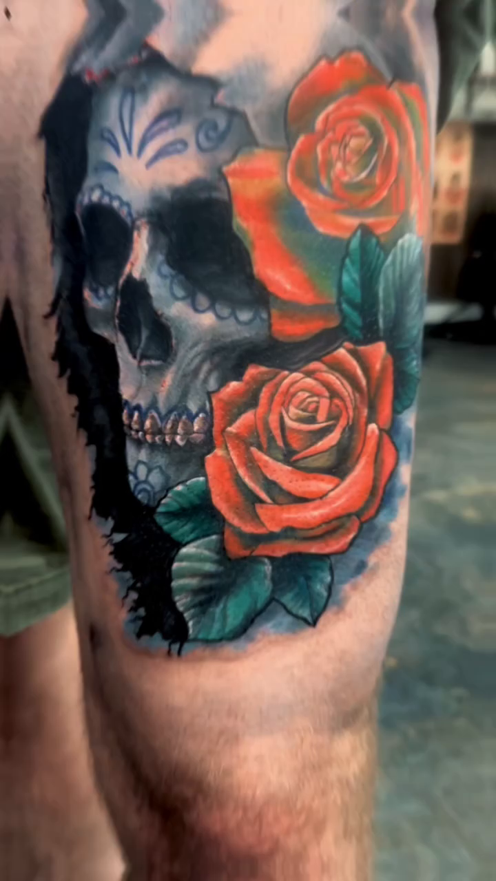 Tattoo by @freshtattoos — realism, black_and_grey