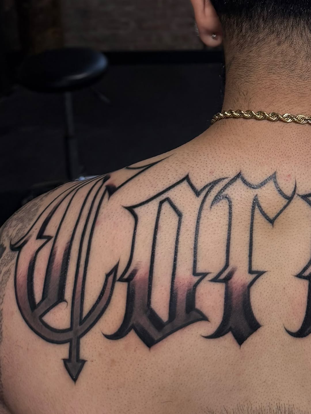 Tattoo by @santana_ink β lettering_script, chicano