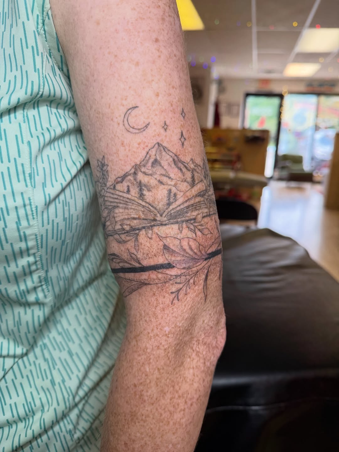Tattoo by @danifriedtattoos — illustrative, black_and_grey