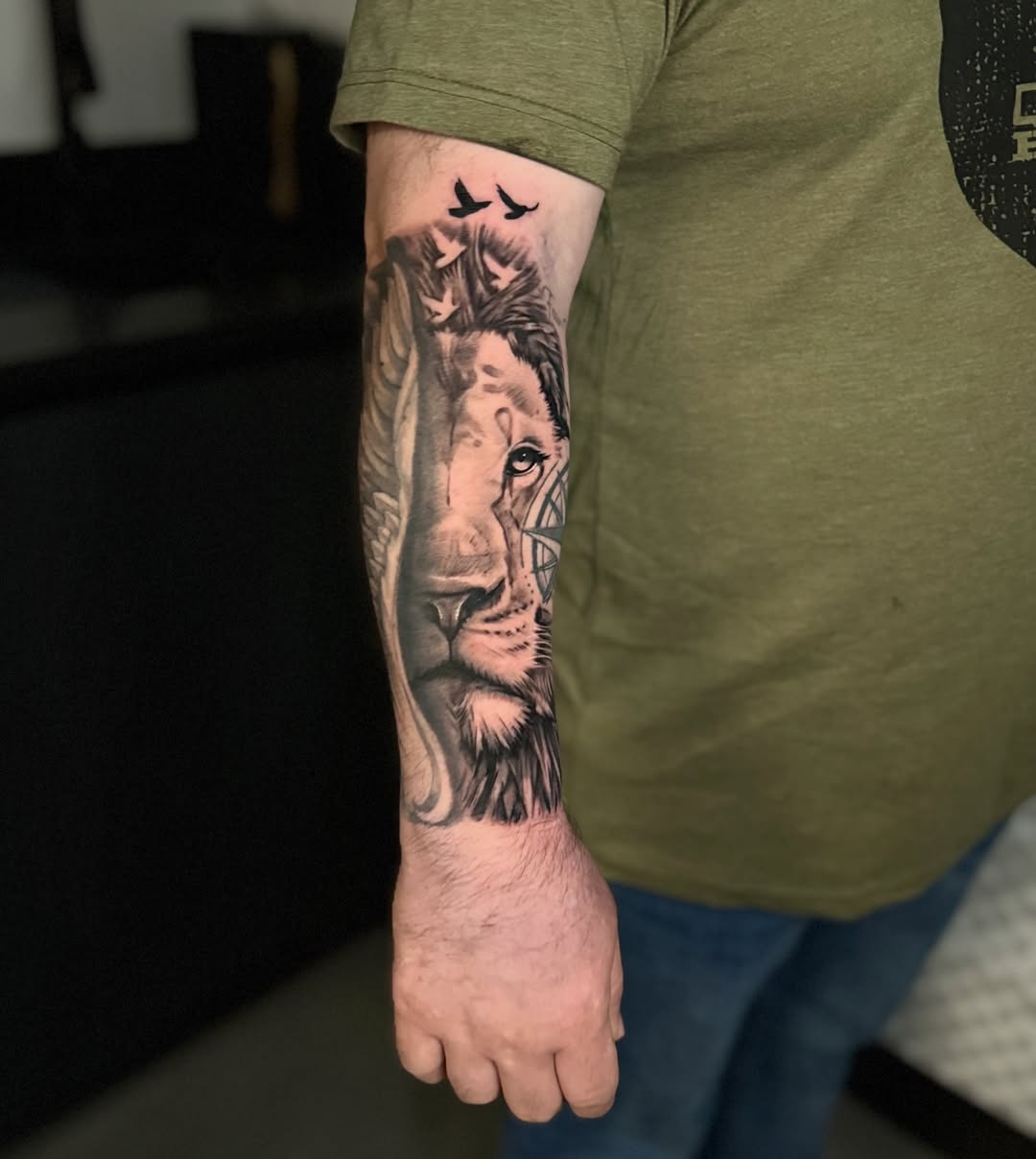 Tattoo by @_vegatattoo — realism, black_and_grey
