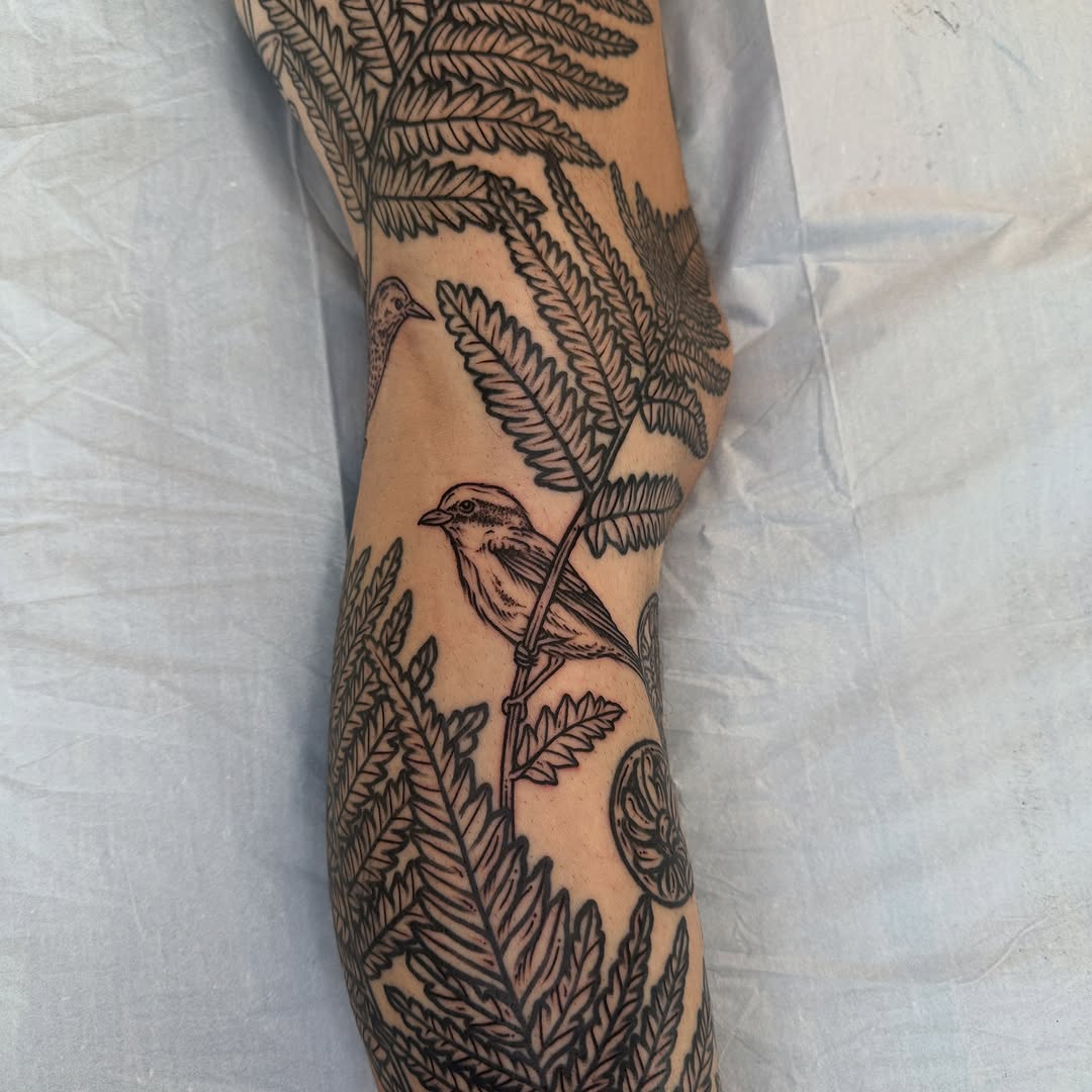 Tattoo by @rosalieocchino — illustrative, black_and_grey