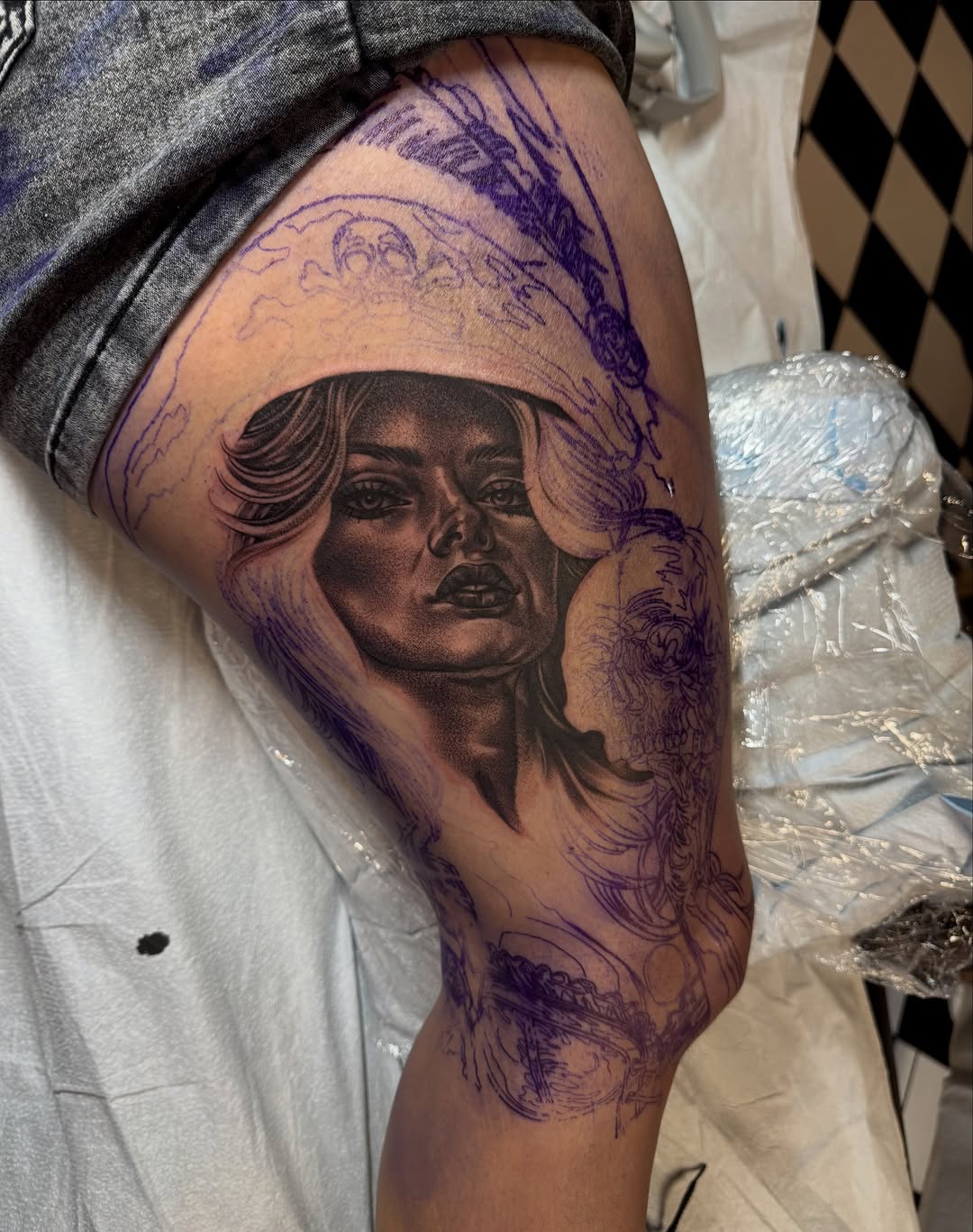 Tattoo by @cv__tattoo โ realism, black_and_grey