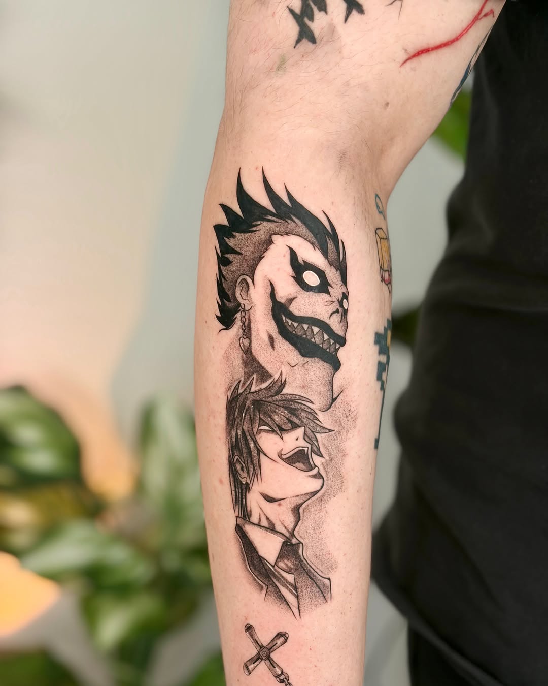 Tattoo by @_justq_inkkk โ anime