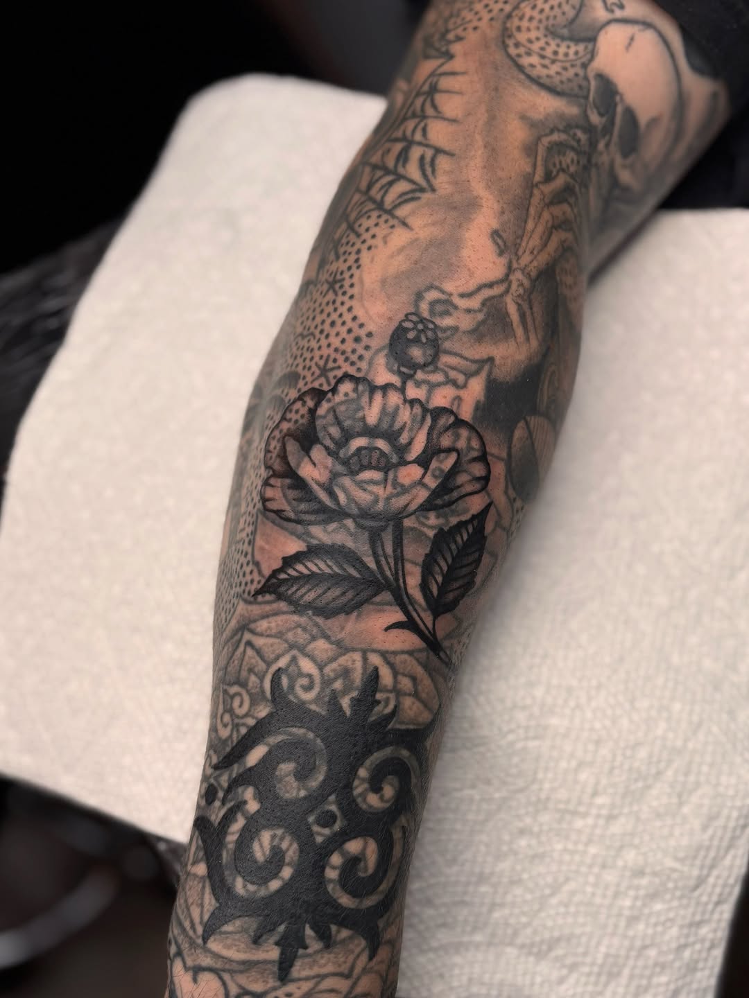 Tattoo by @j.r.smith____ — black_and_grey, illustrative