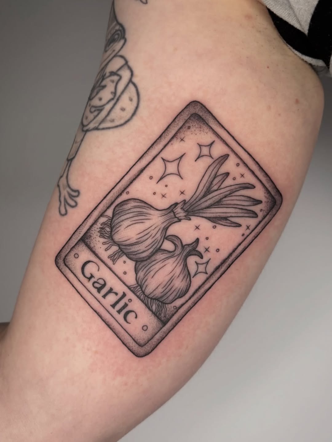 Tattoo by @poppyoliviatattoo — black_and_grey, chicano