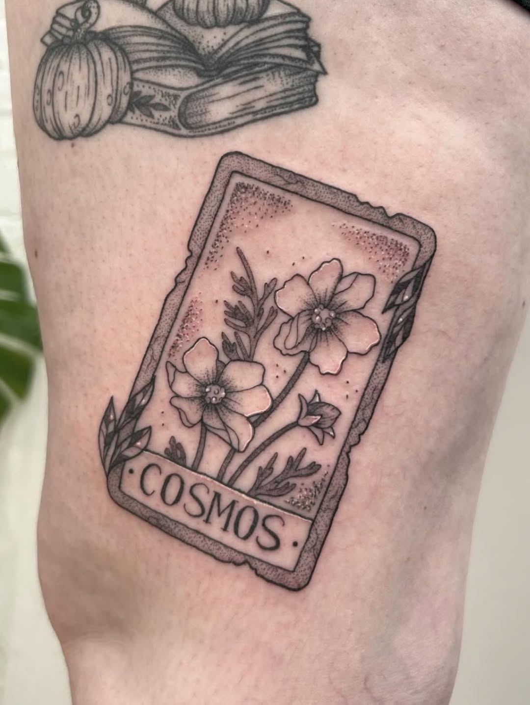Tattoo by @poppyoliviatattoo — black_and_grey, illustrative