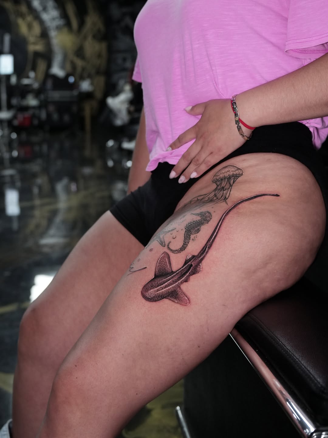 Tattoo by @alejoibanezart โ realism, black_and_grey