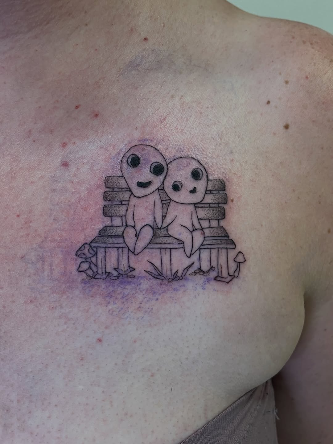 Tattoo by @laceybtattoos β fine_line, anime