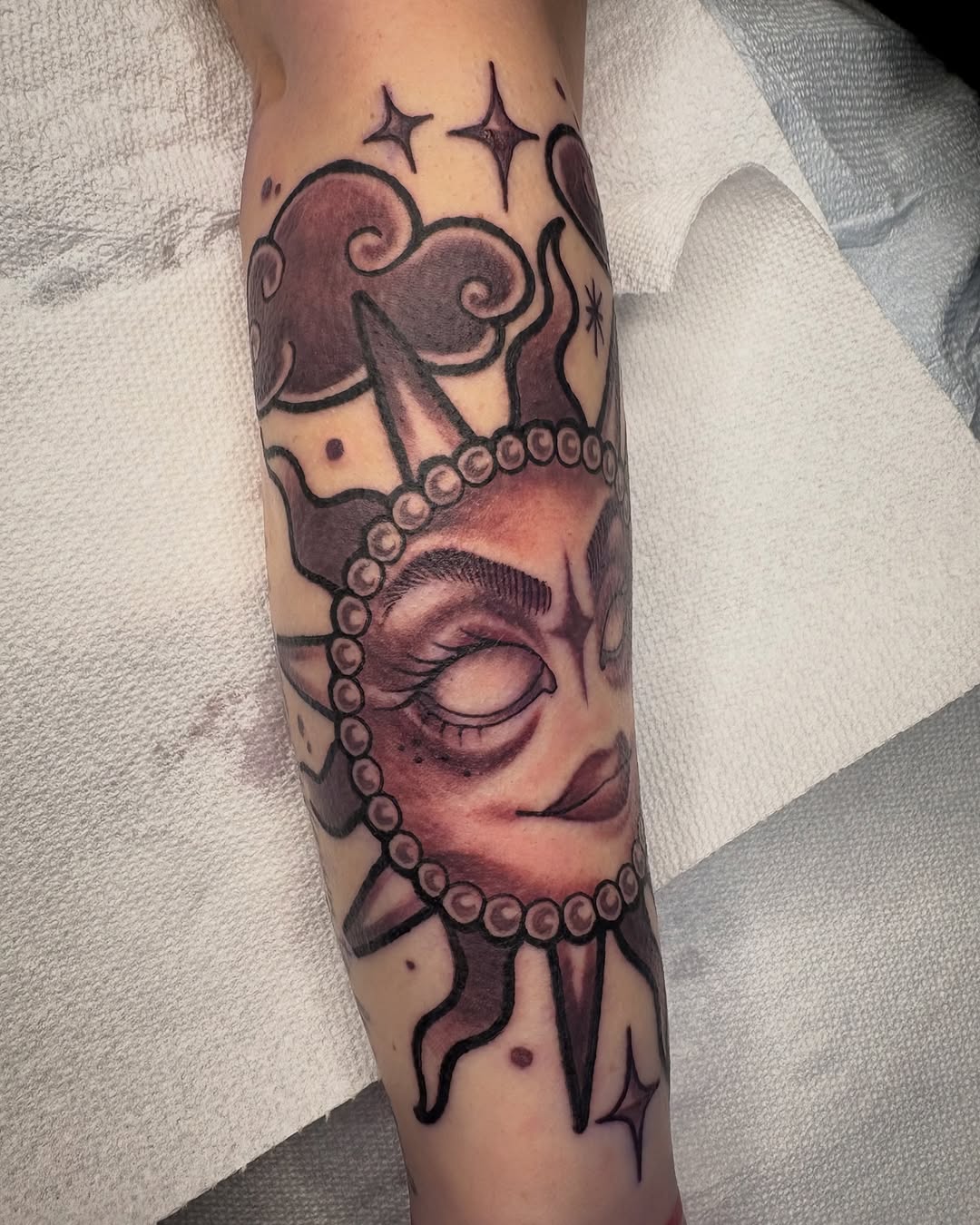 Tattoo by @tyyger.style — illustrative, black_and_grey
