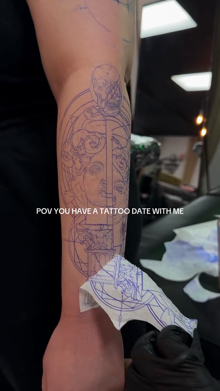 Tattoo by @medusas.ink.co — illustrative, ornamental