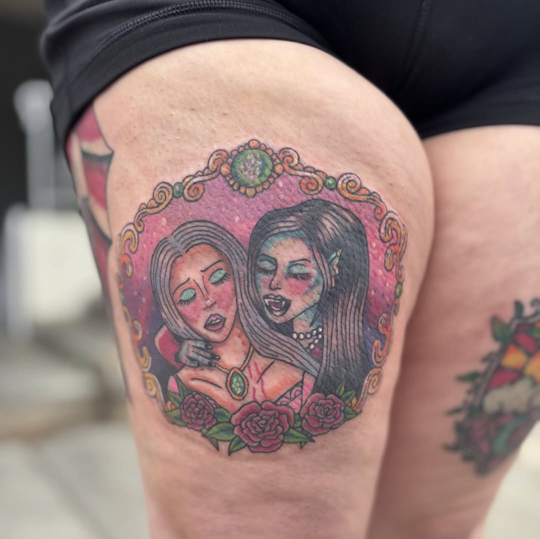 Tattoo by @taylormadeartt — new_school, illustrative