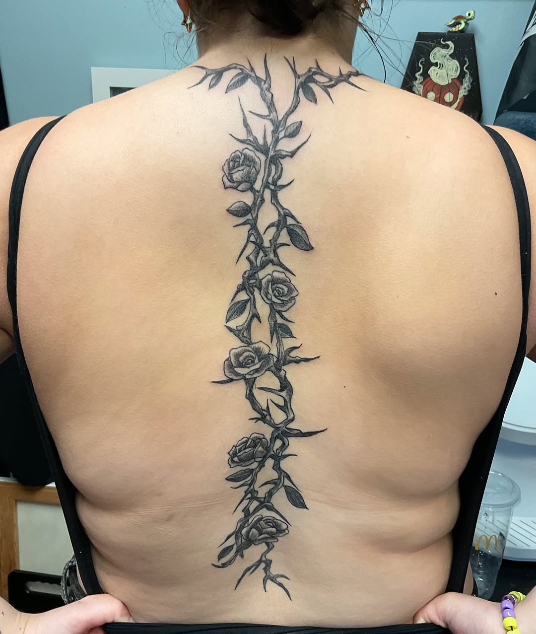 Tattoo by @spugstattoo — black_and_grey, fine_line