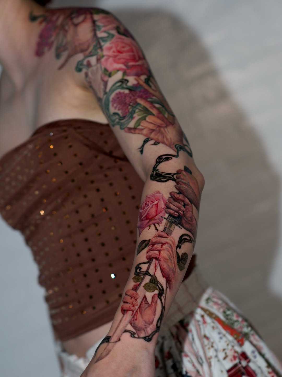 Tattoo by @sogdiana.sk — realism, trash_polka