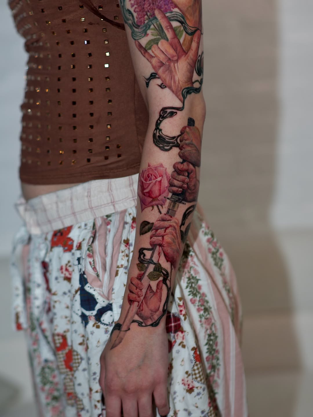 Tattoo by @sogdiana.sk — realism, trash_polka