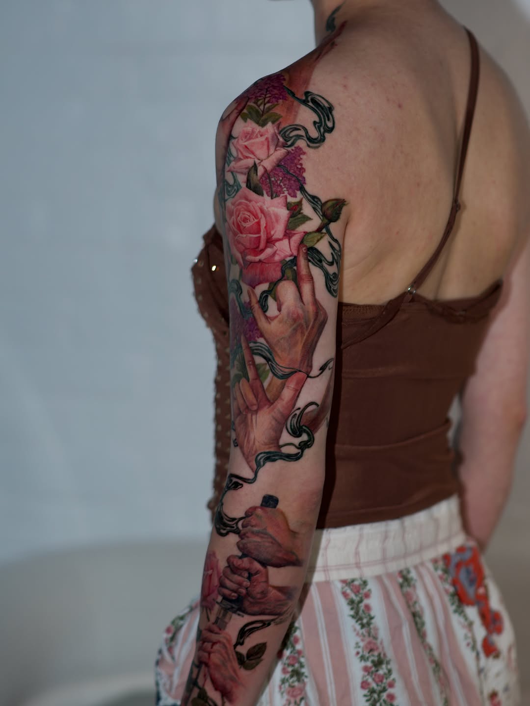 Tattoo by @sogdiana.sk — realism, trash_polka