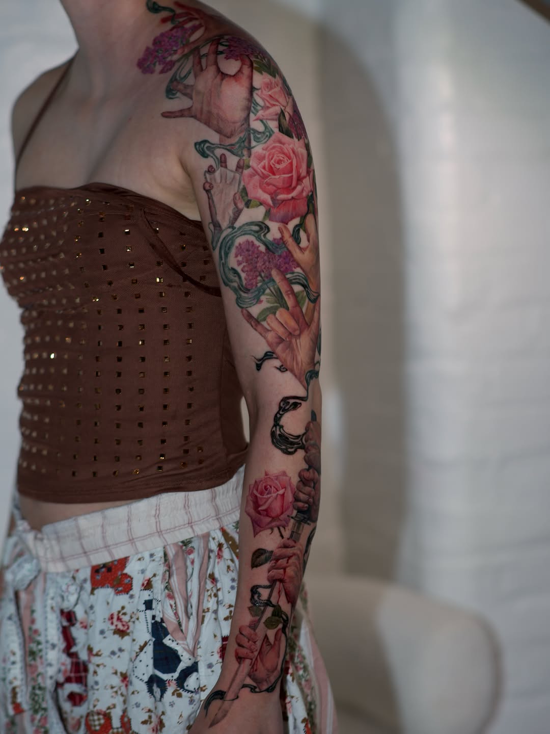 Tattoo by @sogdiana.sk — realism, trash_polka