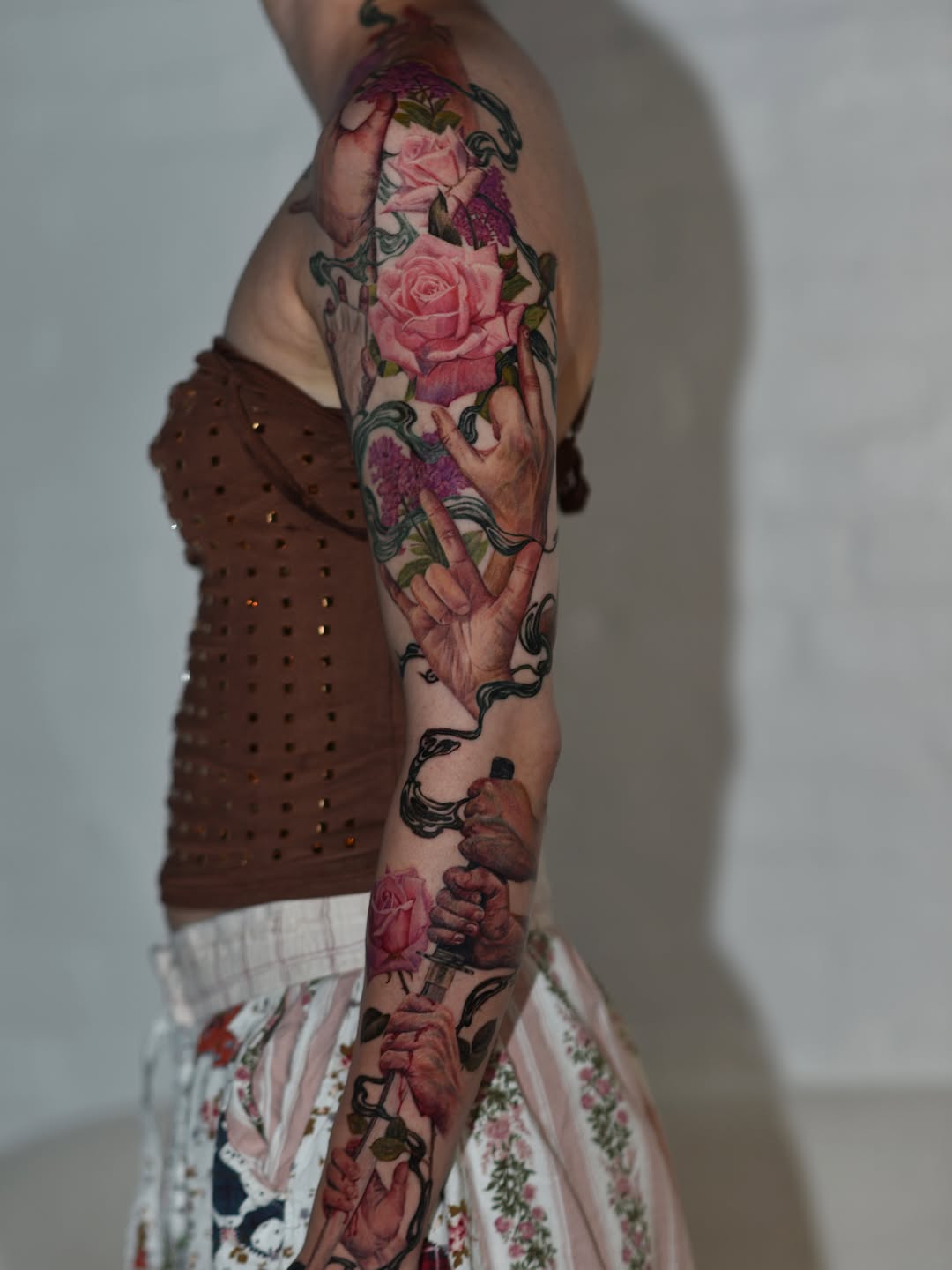 Tattoo by @sogdiana.sk — realism, trash_polka