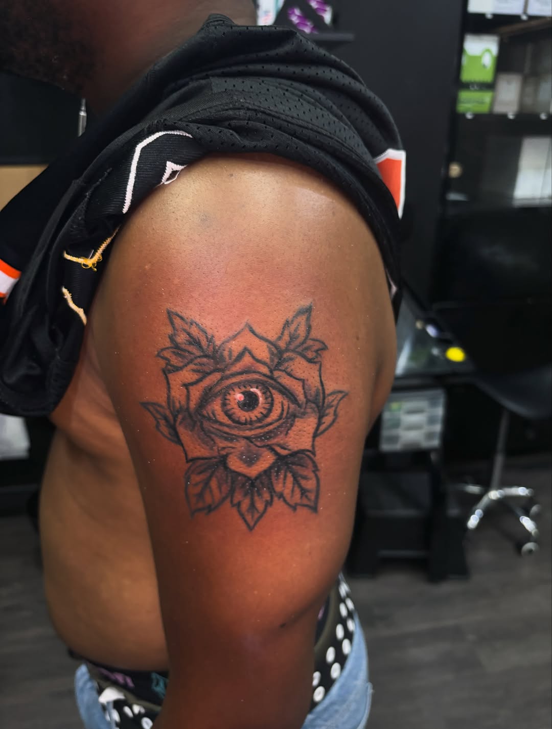 Tattoo by @allthings_comix โ black_and_grey, fine_line