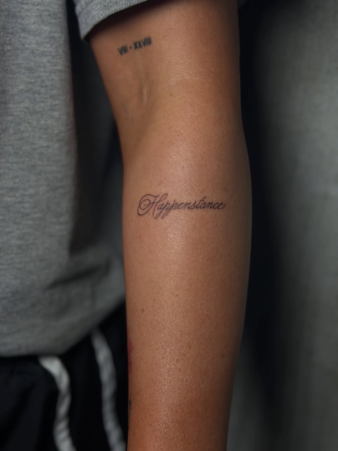 Tattoo by @inkandlilys — lettering_script, fine_line