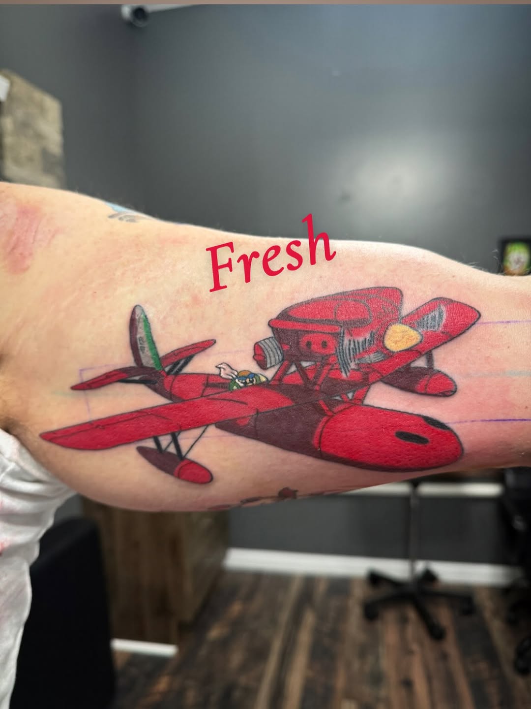 Tattoo by @stabbyroseink — illustrative, new_school