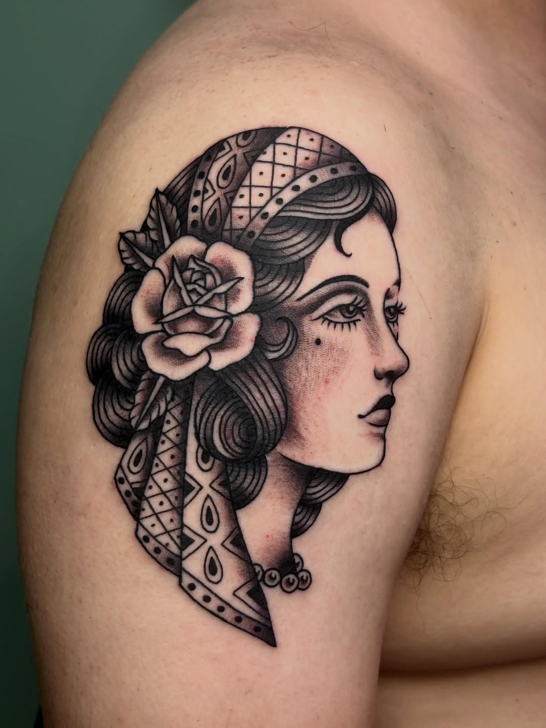 Tattoo by @sydthekidtattoos — american_traditional, black_and_grey