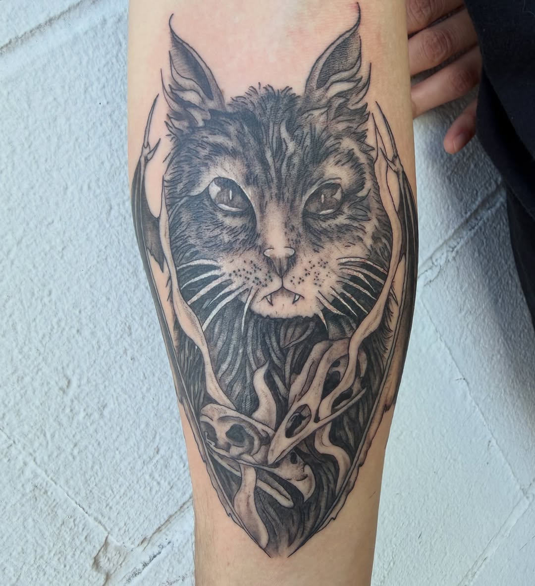 Tattoo by @jennas_inks — realism, dark_realism