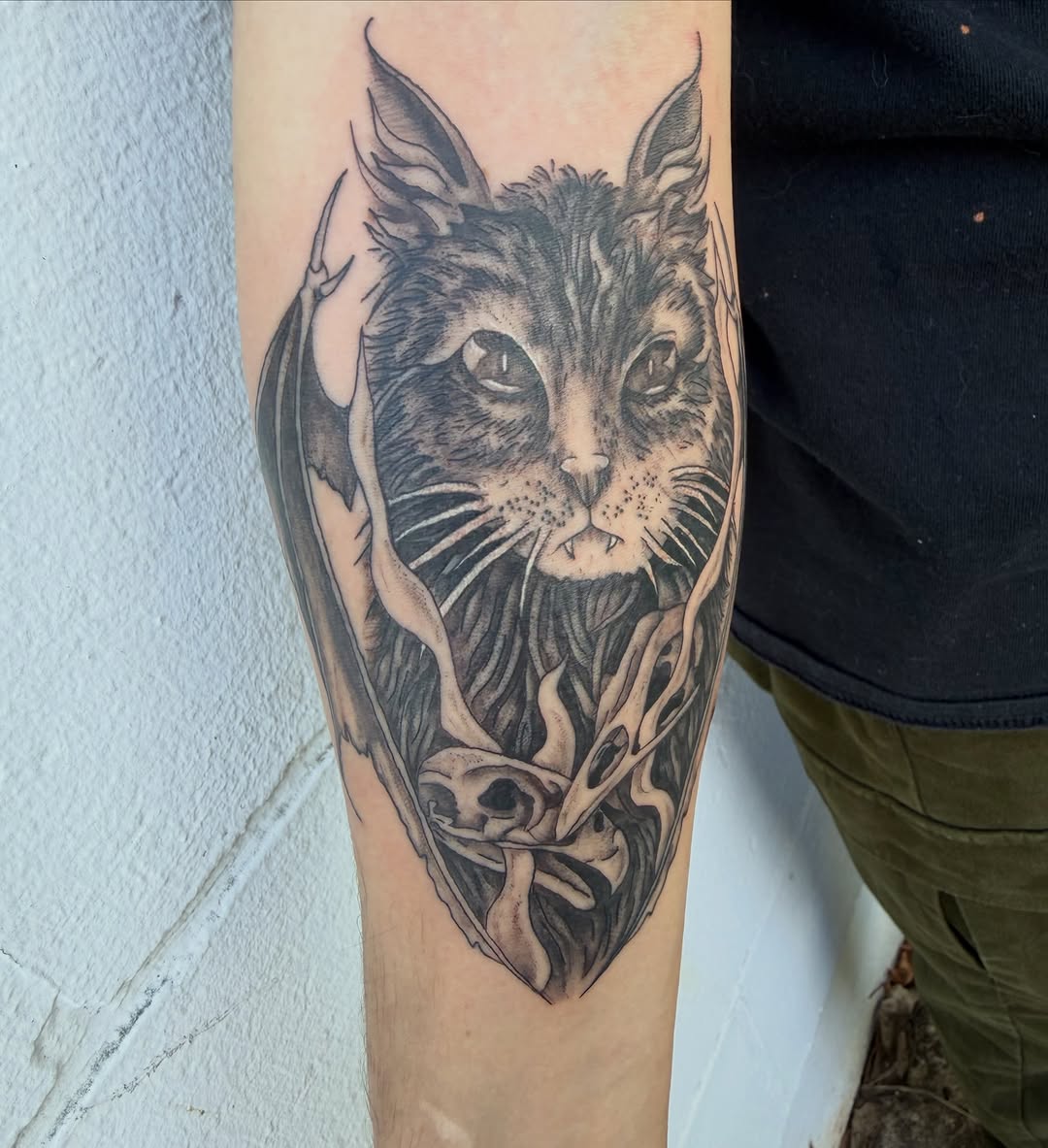 Tattoo by @jennas_inks — black_and_grey