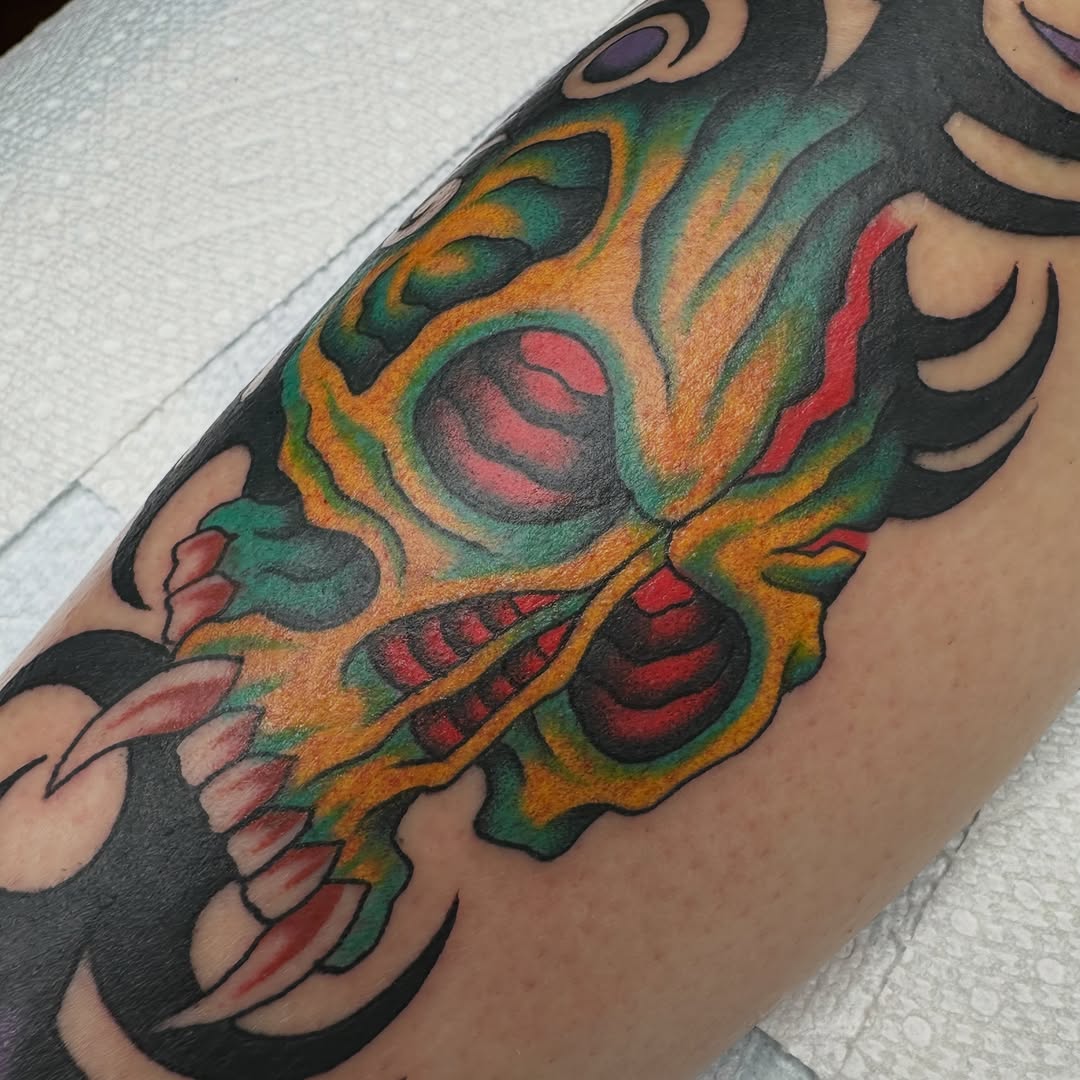 Tattoo by @austinmurfitttattoos — new_school, blackwork