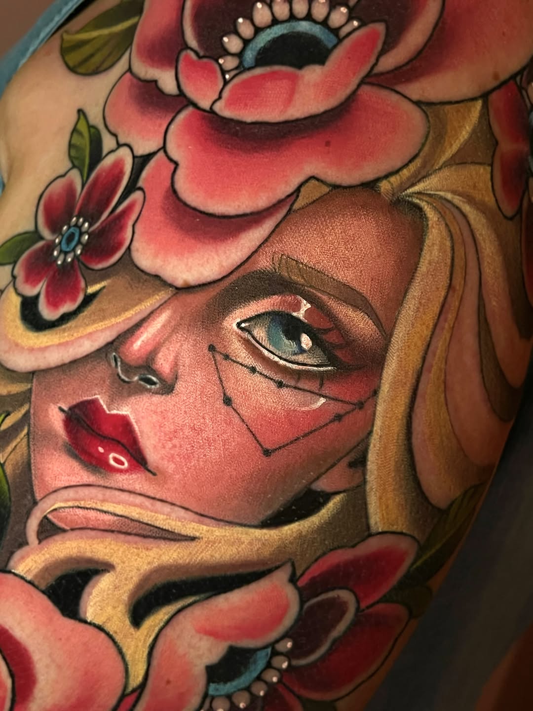 Tattoo by @corracarmine — neo_traditional, realism