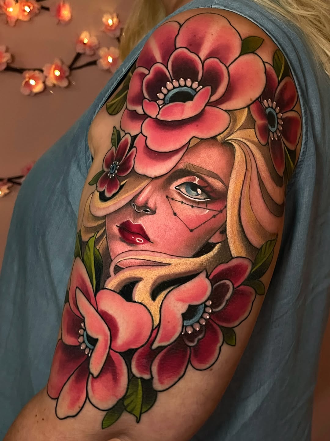 Tattoo by @corracarmine — neo_traditional, realism