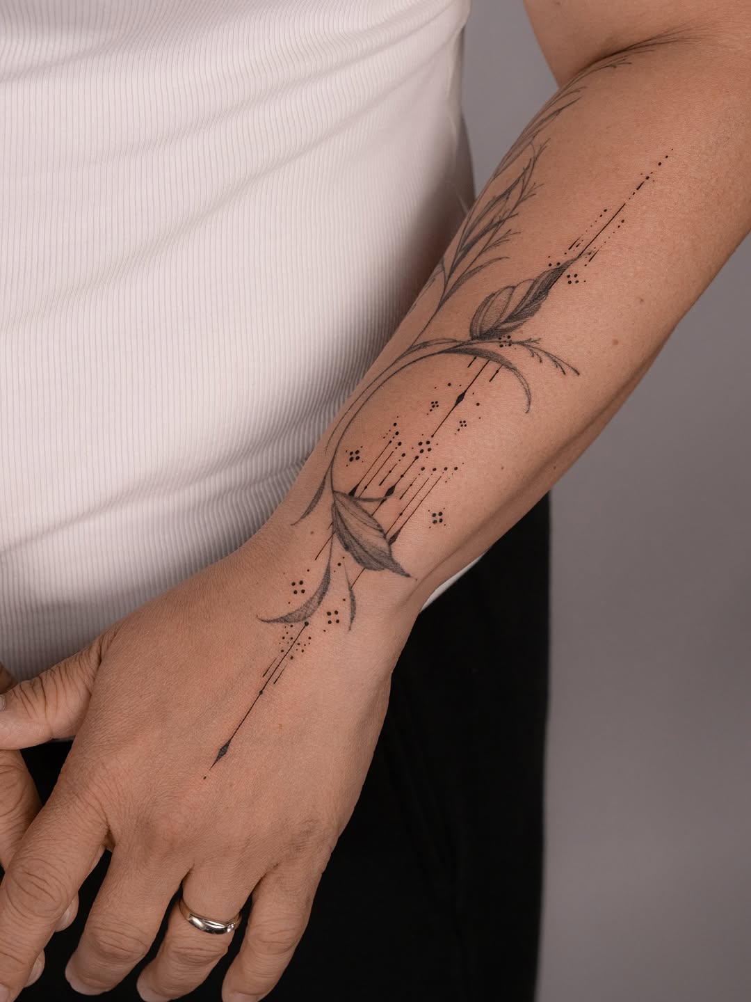 Tattoo by @lasstattoo — fine_line, dotwork