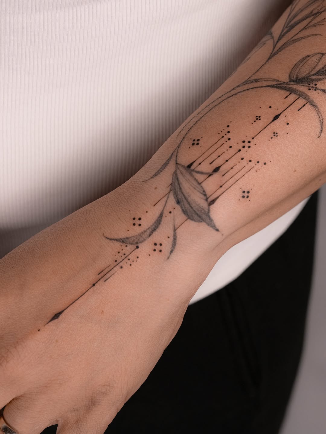 Tattoo by @lasstattoo — fine_line, dotwork