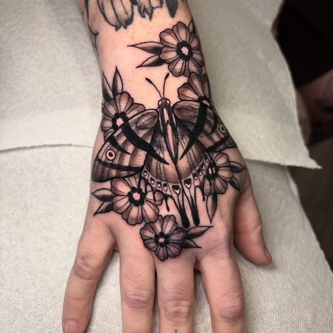 Tattoo by @reidelizabethtattoo — american_traditional, black_and_grey
