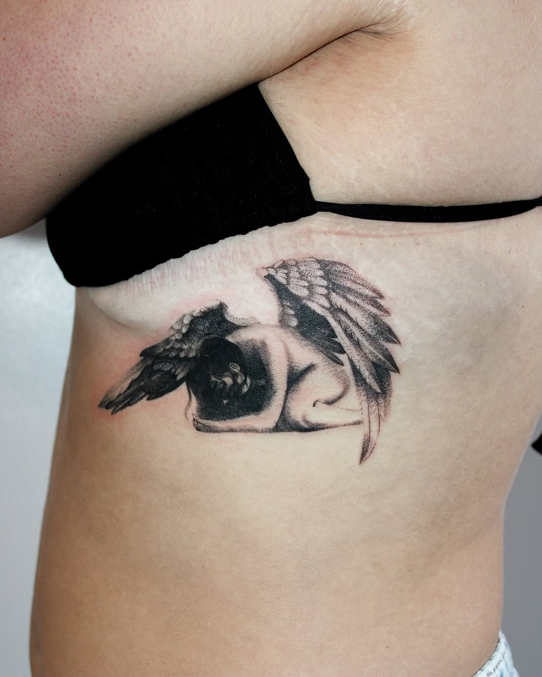 Tattoo by @jaymarietattoos — black_and_grey, realism