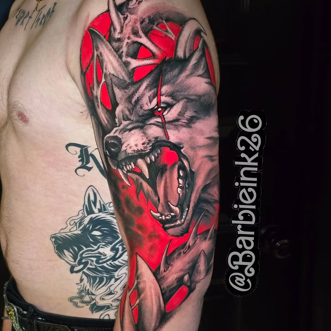 Tattoo by @barbieink26 — black_and_grey, realism