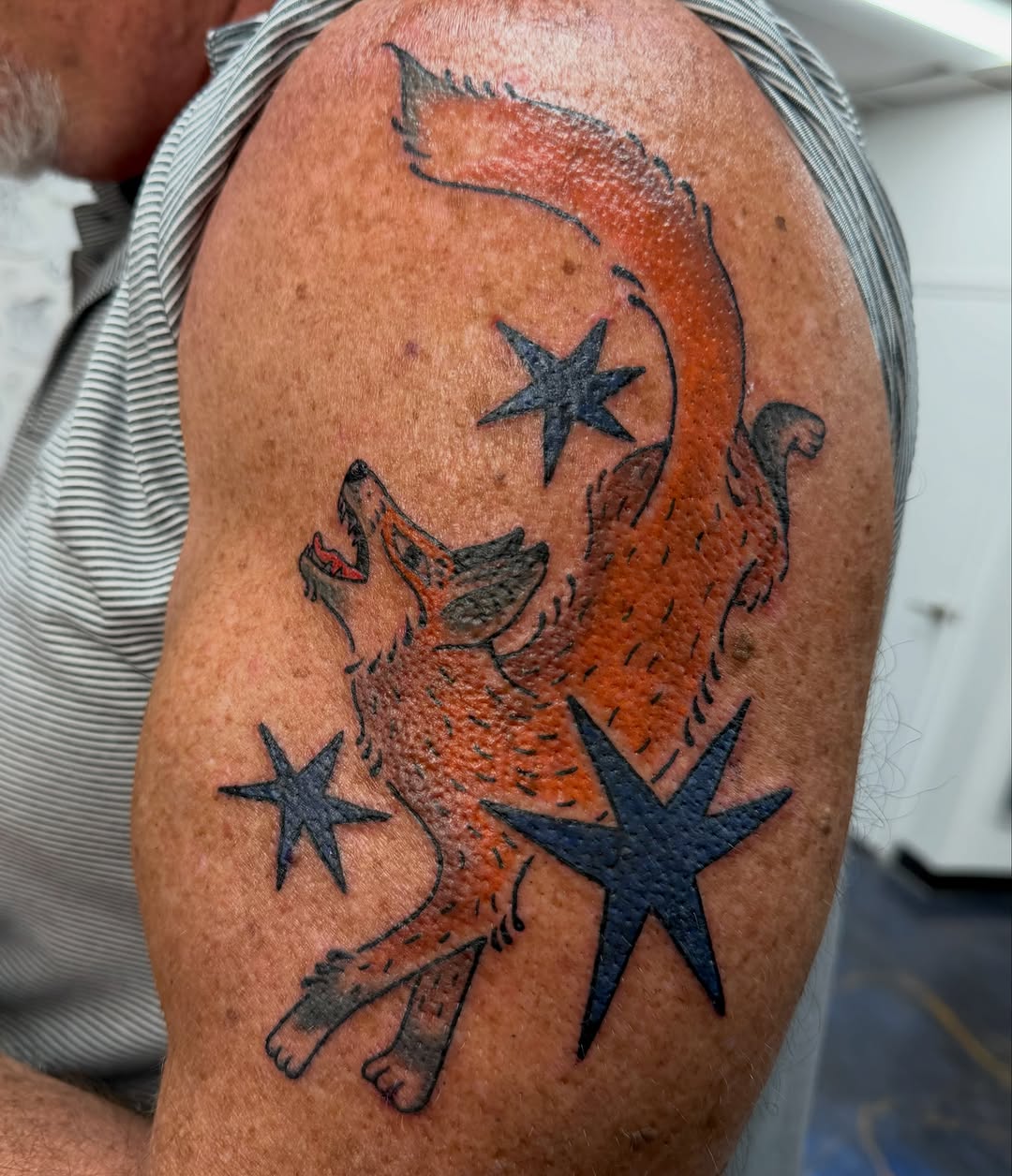 Tattoo by @chameleonart — american_traditional