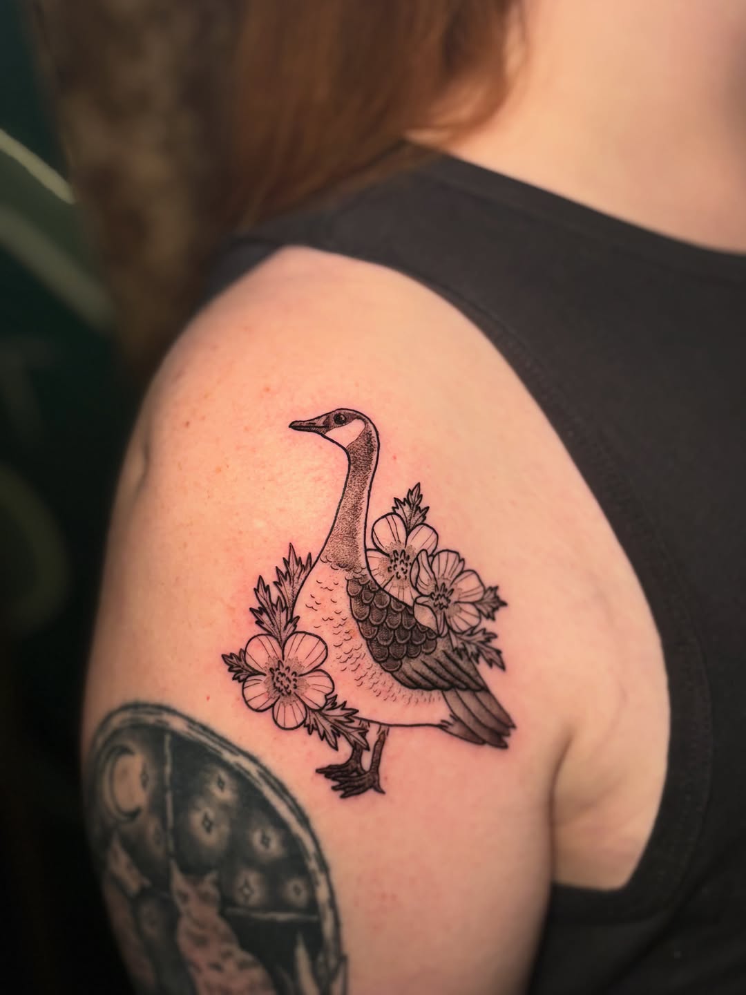 Tattoo by @witching.hourrr โ black_and_grey, fine_line