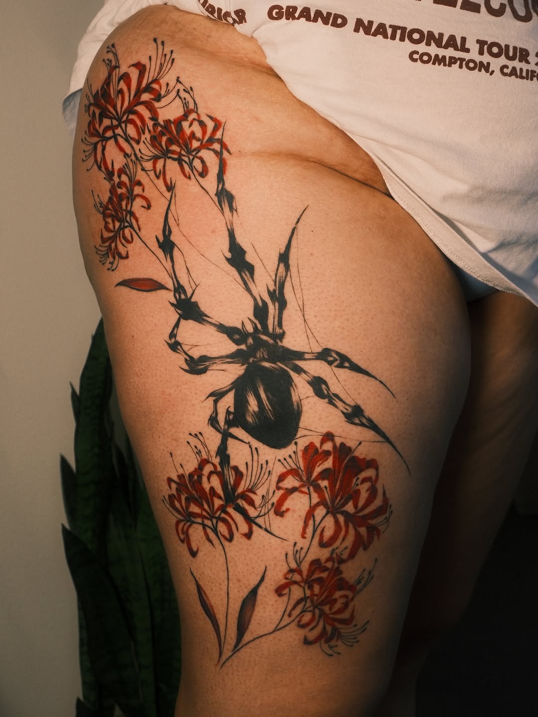 Tattoo by @inksby.thi โ illustrative, black_and_grey