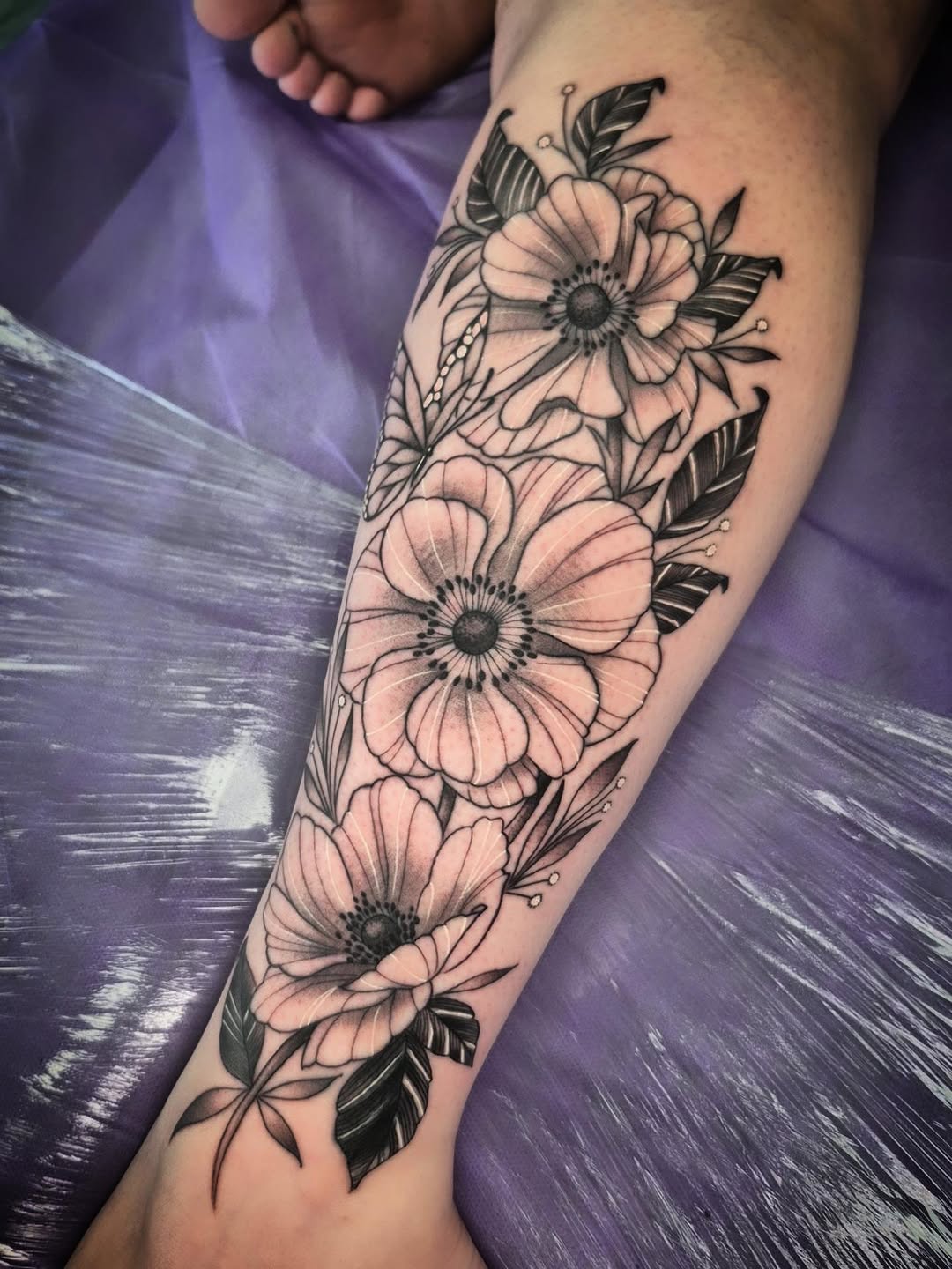Tattoo by @cwolfgang.tattoo — illustrative, black_and_grey