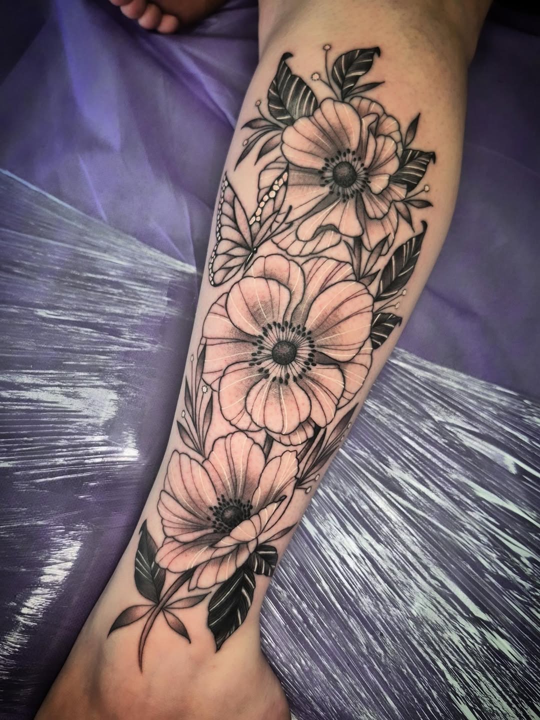 Tattoo by @cwolfgang.tattoo — illustrative, black_and_grey