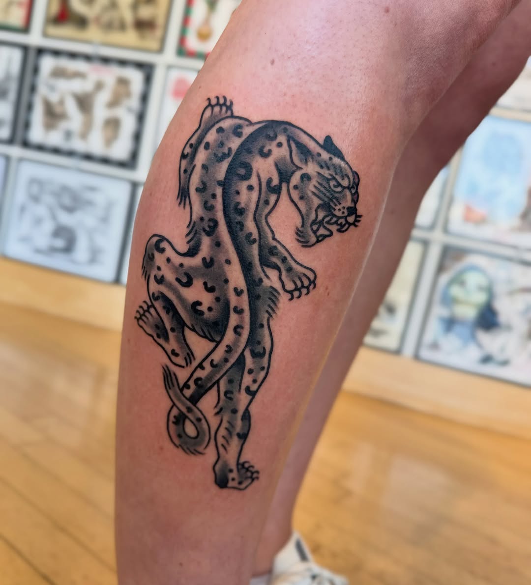 Tattoo by @elleyax — american_traditional, black_and_grey