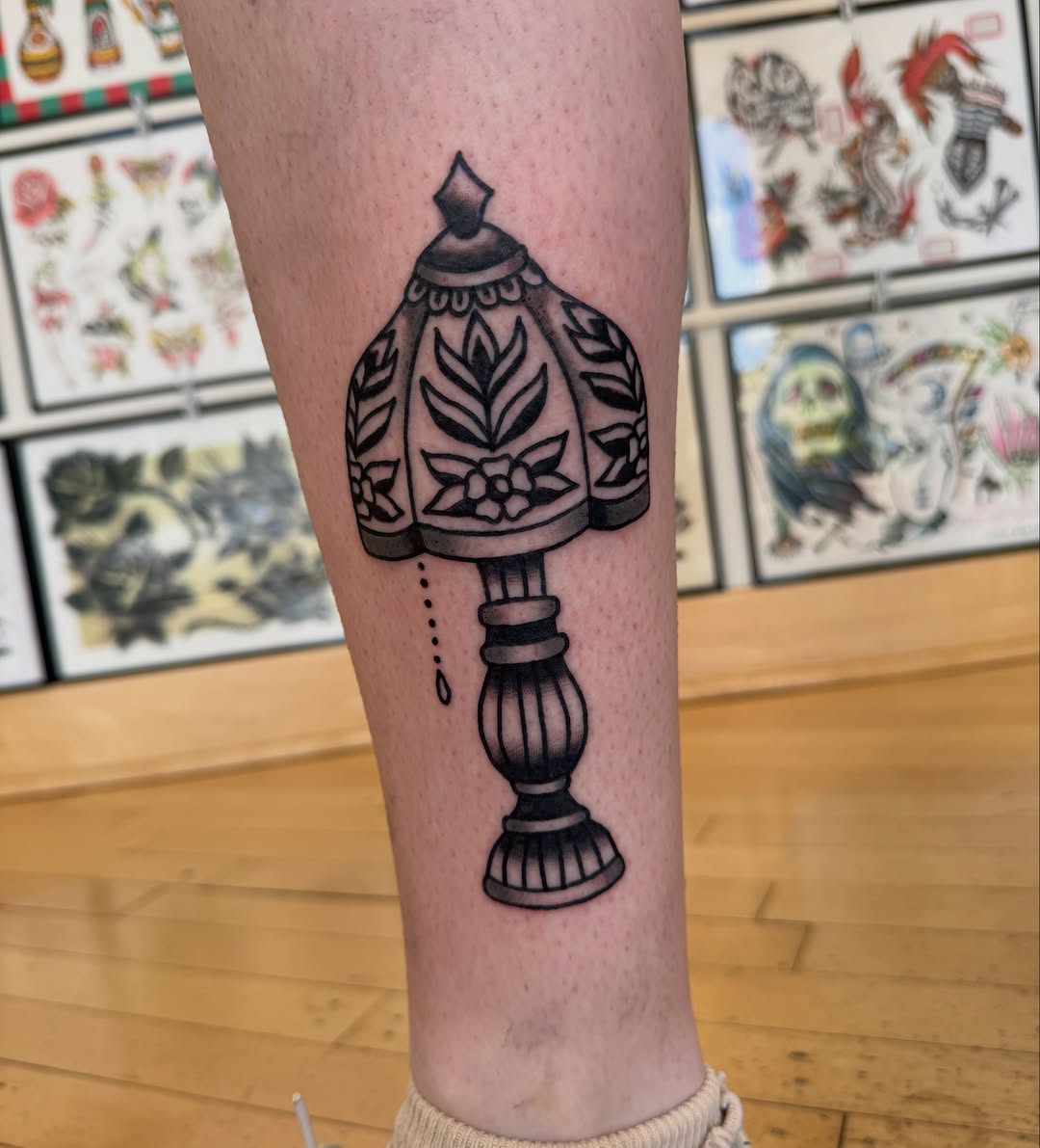 Tattoo by @elleyax — american_traditional, black_and_grey