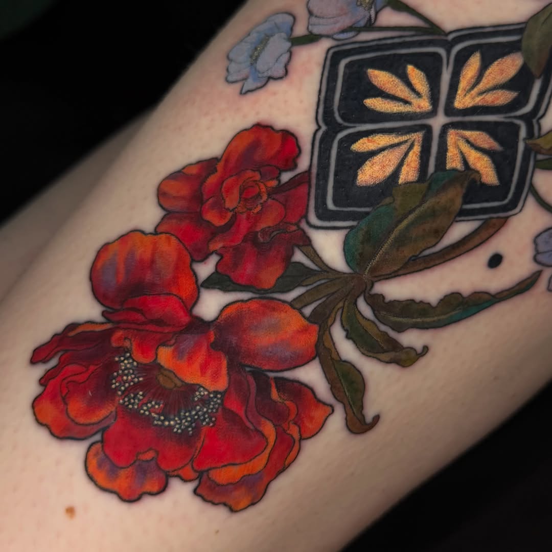 Tattoo by @pigeontattooing — illustrative, realism